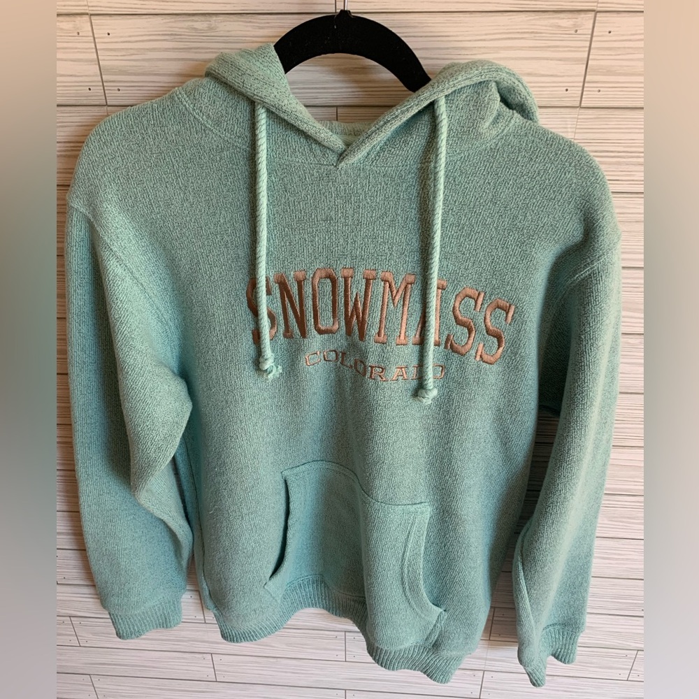 Comforter USA Colorado Hoodie Sweater - Seafoam Green